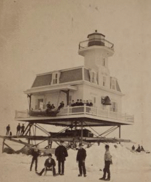 Bridgeport lighthouse. 1870?-1890? [1875]