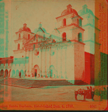 Mission Santa Barbara, Established Dec. 4, 1786. 1870?-1906 [ca. 1880]