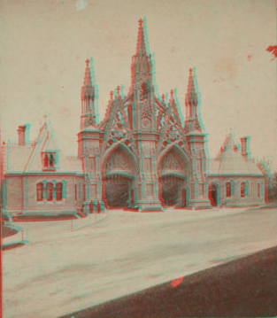 Entrance to Greenwood Cemetery, Brooklyn, N.Y. [1860?-1885?] 1873-1881