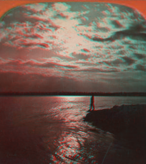 Sunset, Niagara, N.Y. 1860?-1895?