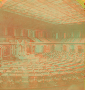 Chamber House of Representatives. [ca. 1865] 1865?-1885?