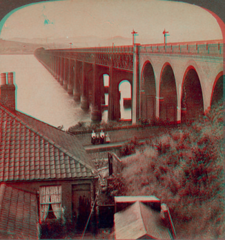 The Firth of Tay and the magnificent two-mile Tay Bridge crossing to Dundee, Scotland