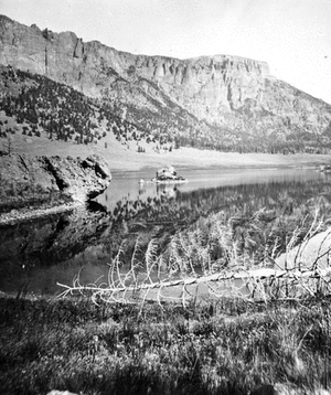 Lake Santa Maria and Bristol Head. Mineral County, Colorado. 1874.