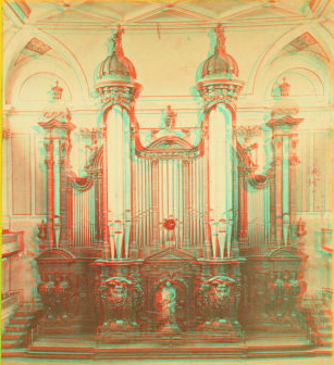 [Music hall organ.] 1859?-1885?