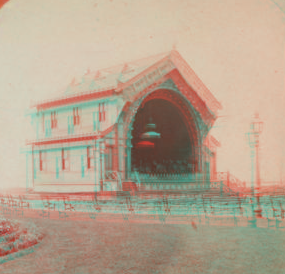 Music stand, Manhattan Beach. [1865?]-1919