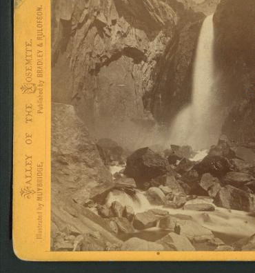 Falls of the Yosemite,  Third Fall. 1868-1873