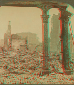 Ruins from which a greater San Francisco will rise, from Pioneer Hall, N. to St. Francis Hotel. 1906