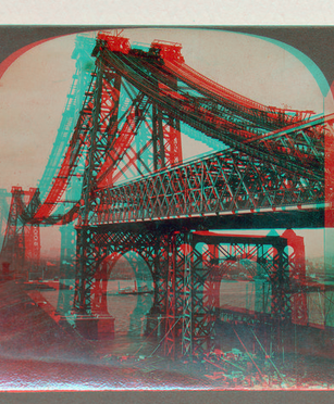 New bridge over the East River in course of construction, New York, N.Y., USA (13506)