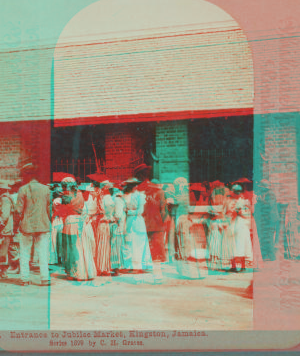 Entrance to Jubilee Market, Kingston, Jamaica. 1899