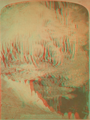 Titania's veil, Caverns of Luray. 1882