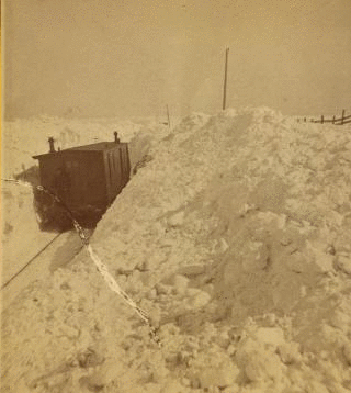 Views of the Great Snow Blockade, near Lawler, on the Iowa & Dakota Division of the M. & St. P.R.R. ca. 1884 1868?-1885?