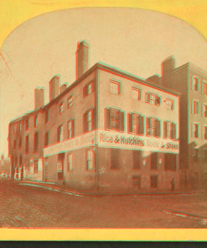 [View of Rice & Hutchins building.] 1872