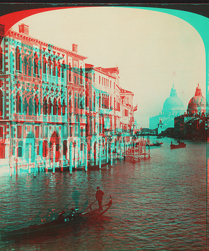 Franchetti Palace and Santa Maria della Salute, Grand Canal, Venice, Italy