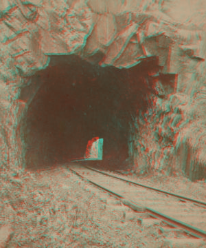 Tunnel on N. & W. R. R. - Upper End. ca. 1875 1869?-1885?