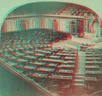 House of Representatives Chamber in the United States Capitol building, 1868