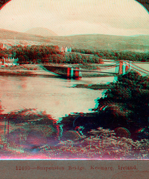 Suspension bridge, Kenmare, Ireland (12601)