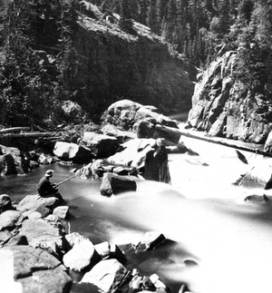 The Rio Grande, near Lost Trail Creek. Hinsdale County, Colorado. 1874.