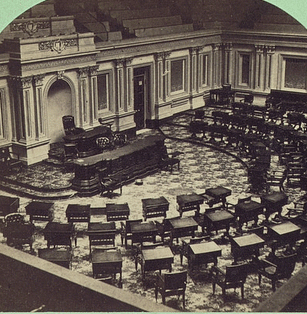 United States Capitol Senate Chamber, 1867