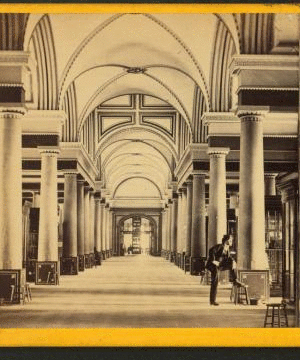 [Patent Office. Interior.] 1860?-1895? [ca. 1865]