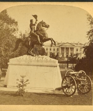 The Colossal Bronze Equestrian Statue of Gen. Andrew Jackson. 1870-1899 1870?-1899?