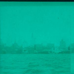 N.Y. City skyscrapers form North River. [1858?-1915?]