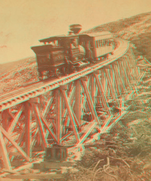 Train going up Mt. Washington. [1876-1889] 1860?-1903?