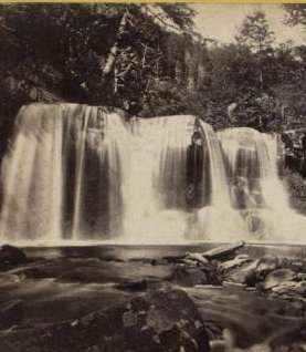 Bastion Fall in the Kauterskill Gorge. [1863?-1880?]