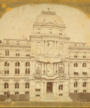 City hall, Boston. 1860?-1880?