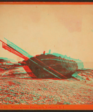 Wreck near Bateman's, Newport, R.I. 1860?-1900? [ca. 1875]