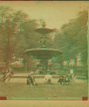 Brewer fountain, Boston Common. 1860?-1890?