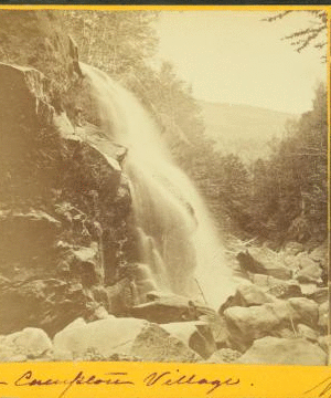 Millbrook Cascade, near Campton Village, N.H. 1868?-1885?