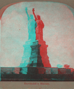 Bartholdi's statue [the Statue of Liberty]. 1865?-1910?