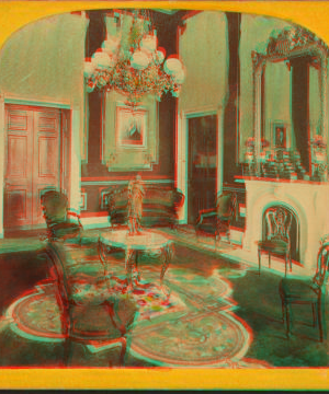 Green room in the President's House. 1870-1899 1870?-1899?
