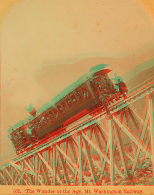 The Wonder of the Age, Mt. Washington Railway. 1864?-1892?