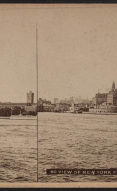 View of New York from bay. c1896 [1858?-1915?]