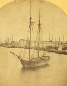 Newburyport harbor and shipping. 1860?-1890?