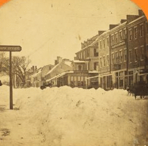 [State street in the winter.] 1868?-1885?