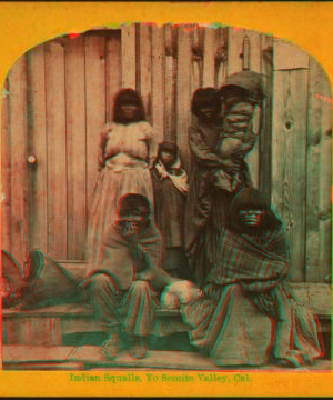 Indian squalls, Yo Semite Valley, Cal. ca. 1870 1865?-1885?