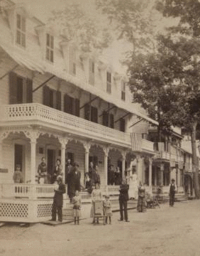 View on Simpson Avenue, Chautauqua, N.Y. 1870?-1890?