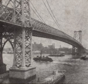 East River Bridge. 1858?-1905? [ca. 1900]