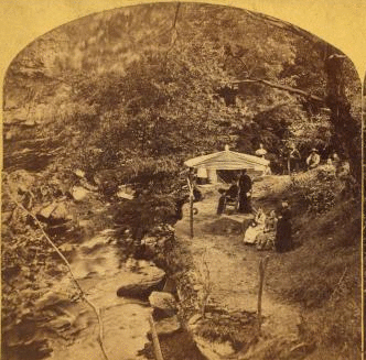 Glens and entrance to fern caves. 1870?-1890?