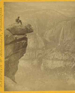 View of the Yosemite Valley from above. 1870?-1905? [ca. 1885]