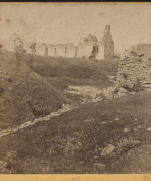 Ruins of Fort Ticonderoga. [1860?-1885?]