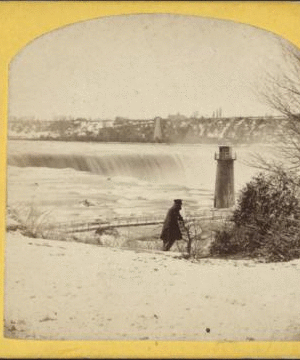 The Horse S. Falls, from Goat Island. [1860?-1885?]