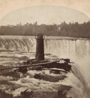 Instantaneous view of the Horse-Shoe Fall, Niagara. [1858?-1859?]