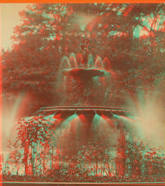 Fountain in Park. 1867?-1900?