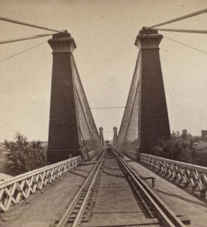 Railroad suspension bridge, &c. 1865?-1885?