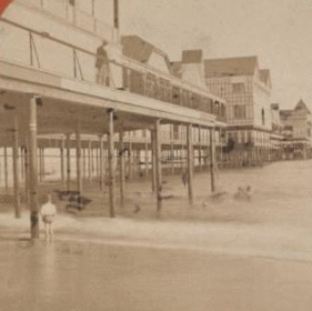 Iron Pier, Coney Island. [1865?]-1919