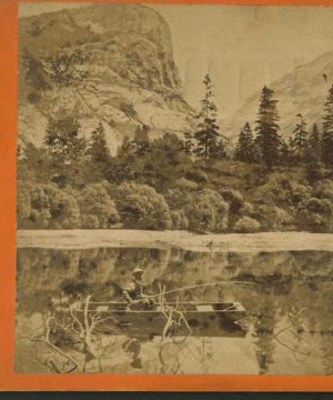 Mirror Lake, Watkins & Cloud's Rest Mountains & reflections. 1870?-1885?