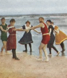 A frolic at Rockaway Beach, N. Y.. [1865?-1900?] 1903